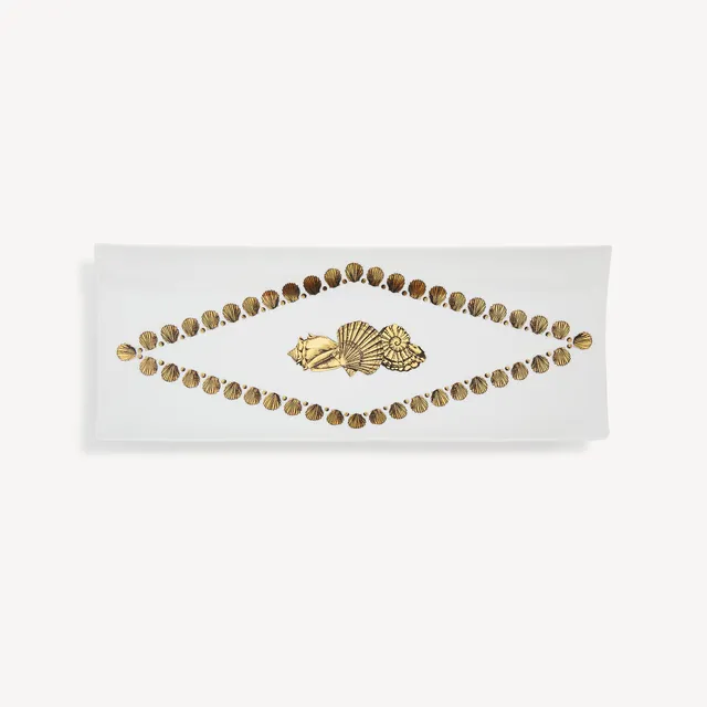 fornasetti-giro-di-conchiglie-tablett-rechteckig-porzellan image 1