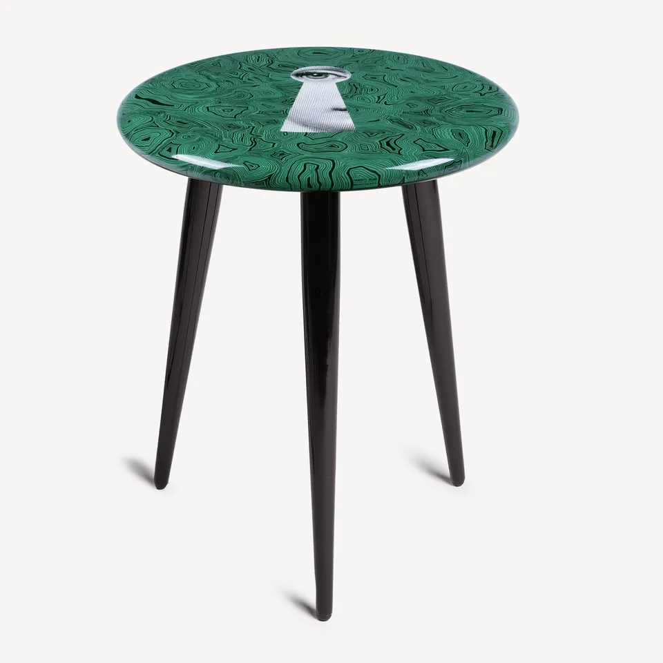 fornasetti-serratura-su-malachite-hocker-malachit-gr-n image 1