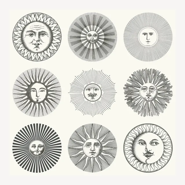 atelier-fornasetti-soli-tapete-vliestapete-gr-n-gold-52cm-x-10m image 1