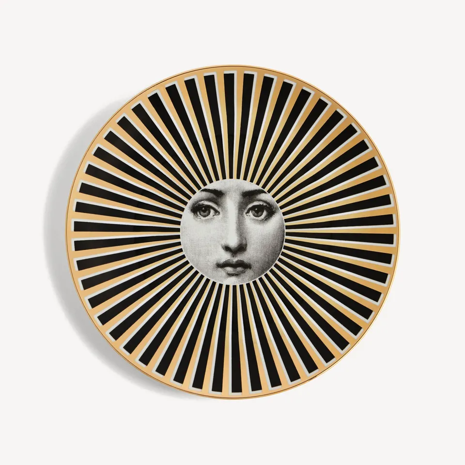 fornasetti-tema-e-variazioni-wandteller-n-247-porzellan-gold image 1