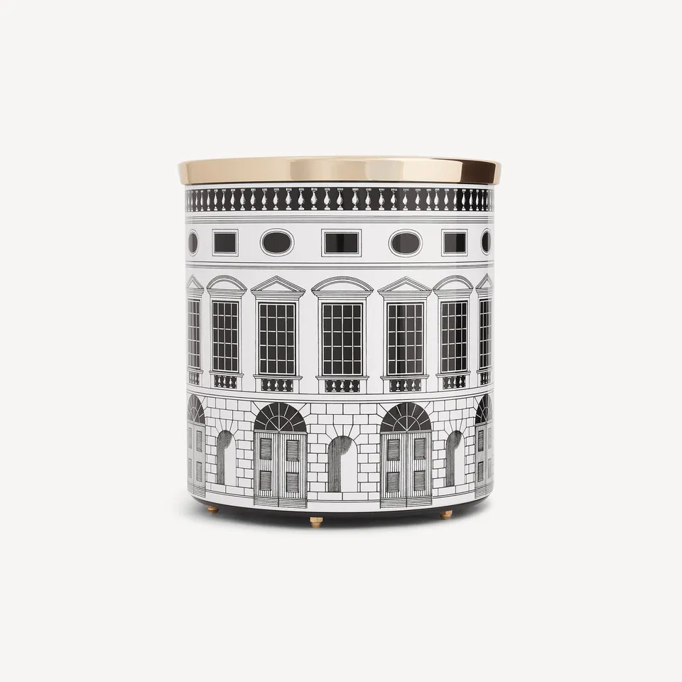 atelier-fornasetti-papierkorb-architettura-metall-schwarz-wei-design image 1