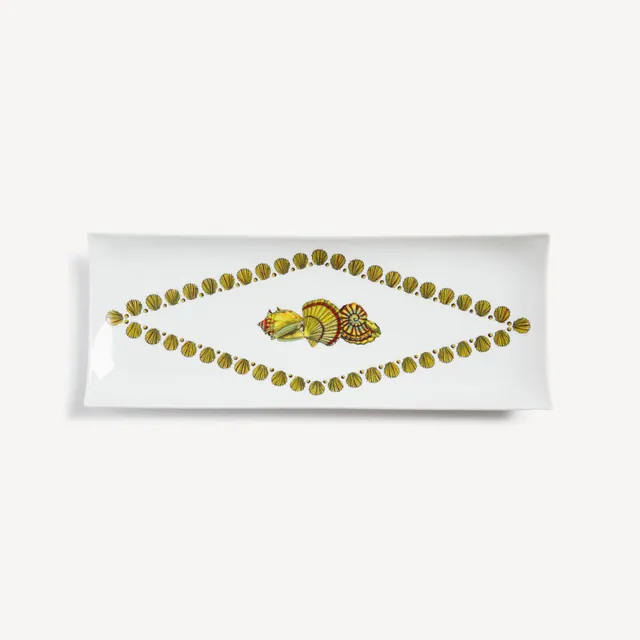 fornasetti-giro-di-conchiglie-tablett-rechteckig-porzellan-muscheln image 1