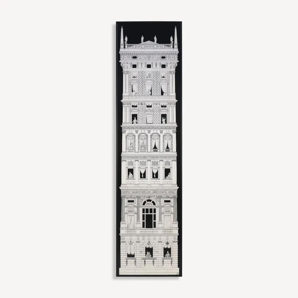 atelier-fornasetti-grattacielo-rinascimentale-panel-holz-lackiert image 1
