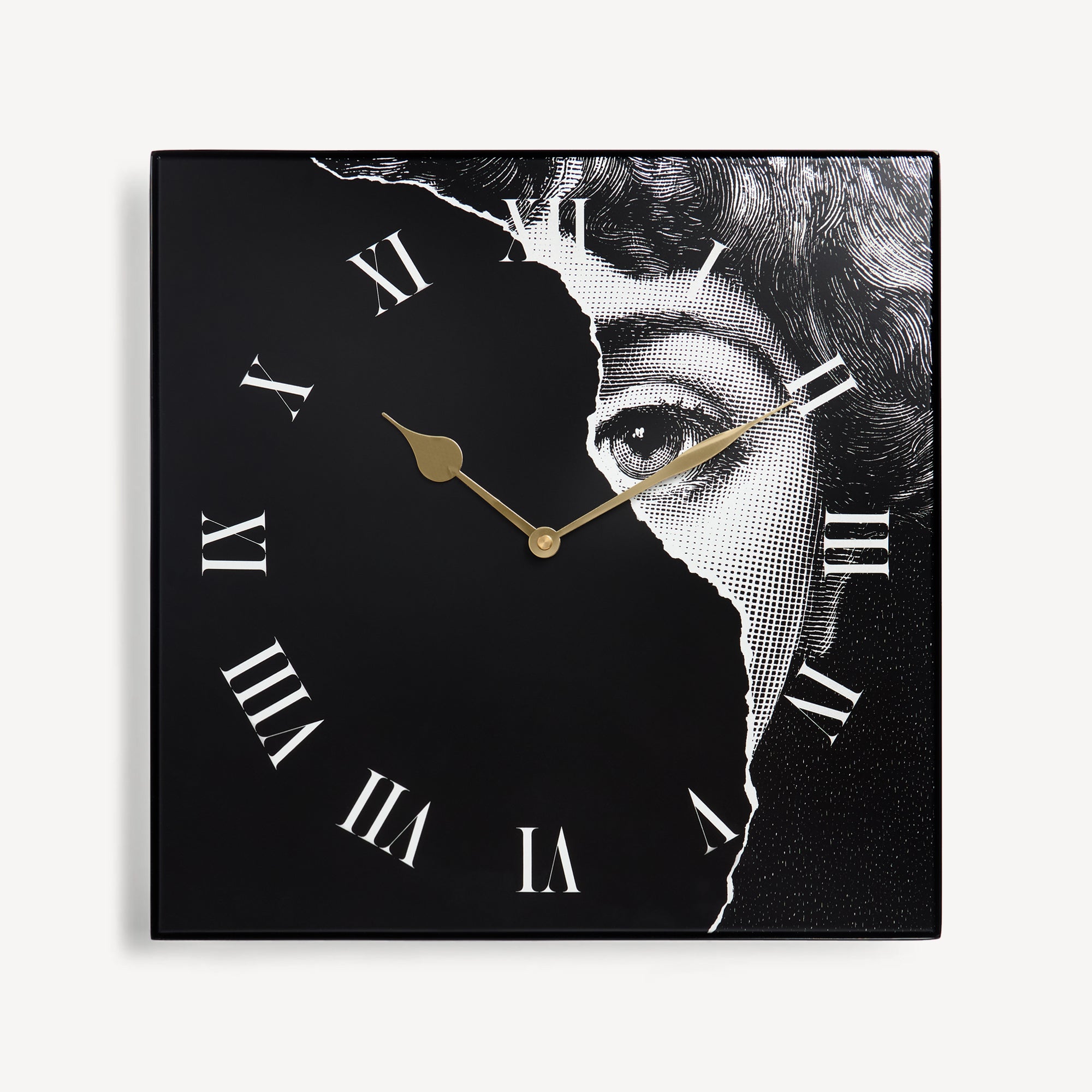 fornasetti-tema-e-variazioni-wanduhr-nr-145-metall-lautlos image 1