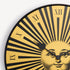 fornasetti-sole-raggiante-wanduhr-gold-metall-lautlos image 2