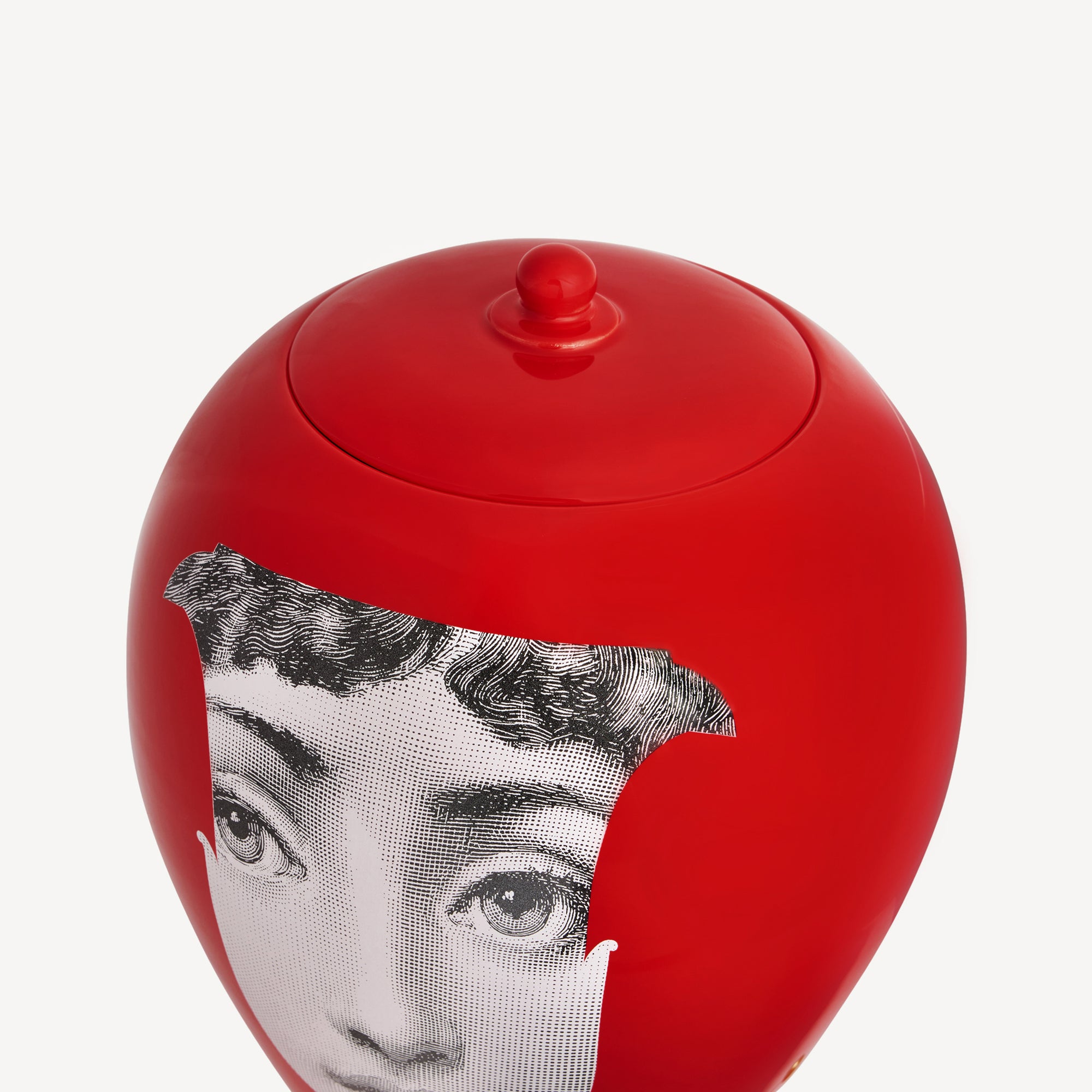 atelier-fornasetti-sagome-di-vasi-vase-keramik-rot-limitiert image 4