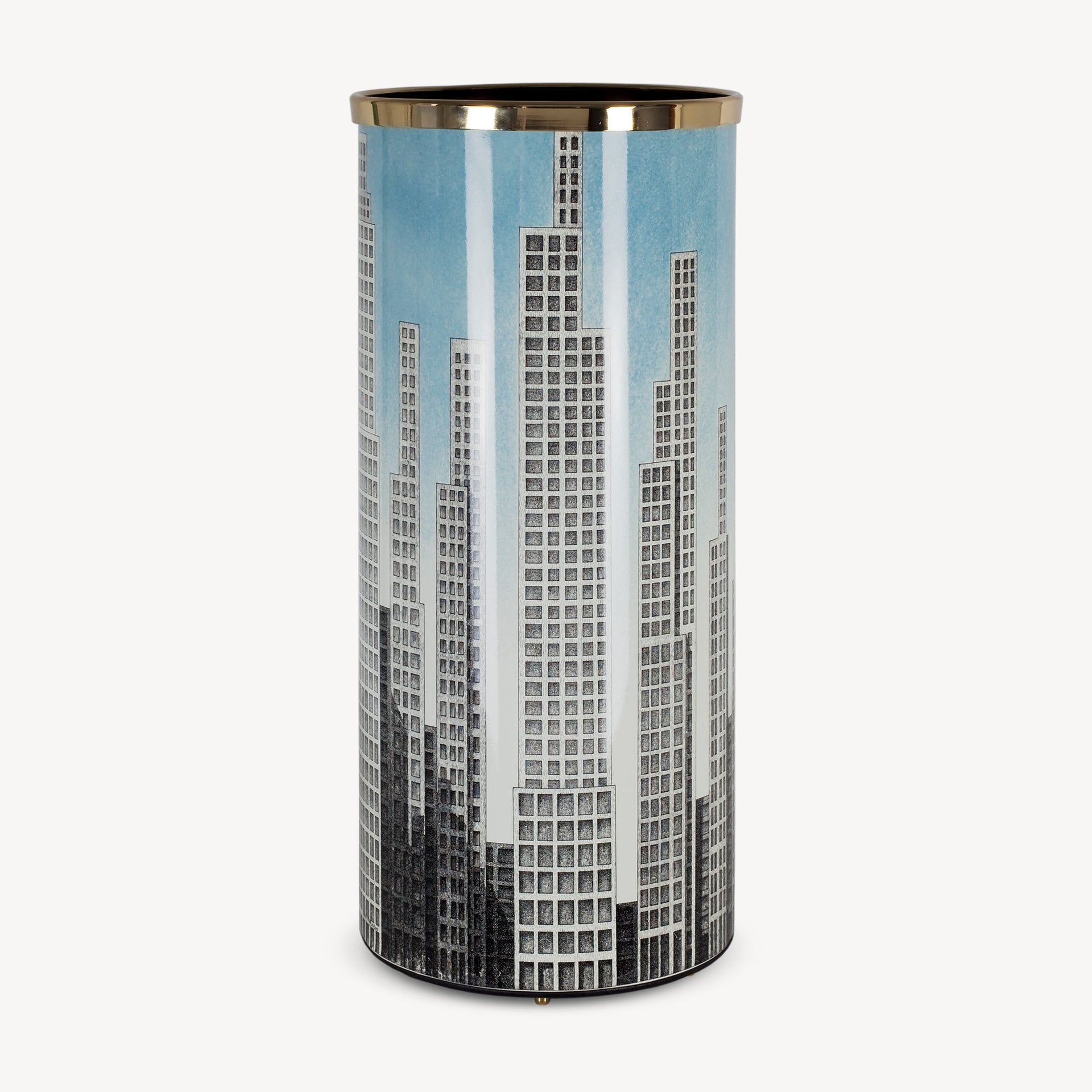 atelier-fornasetti-grattacieli-schirmst-nder-messing-skyline image 1