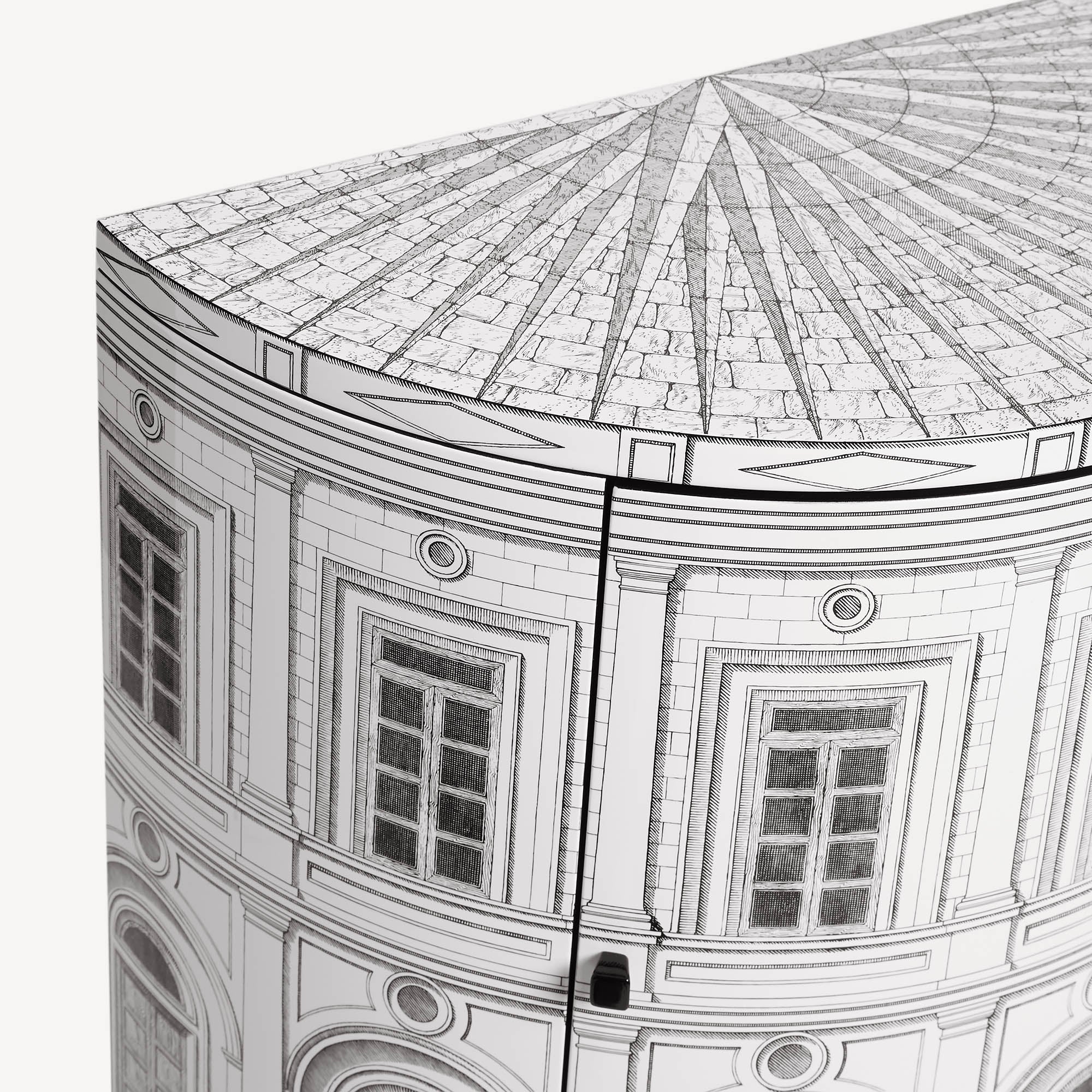 atelier-fornasetti-architettura-konsole-holz-handbemalt image 4
