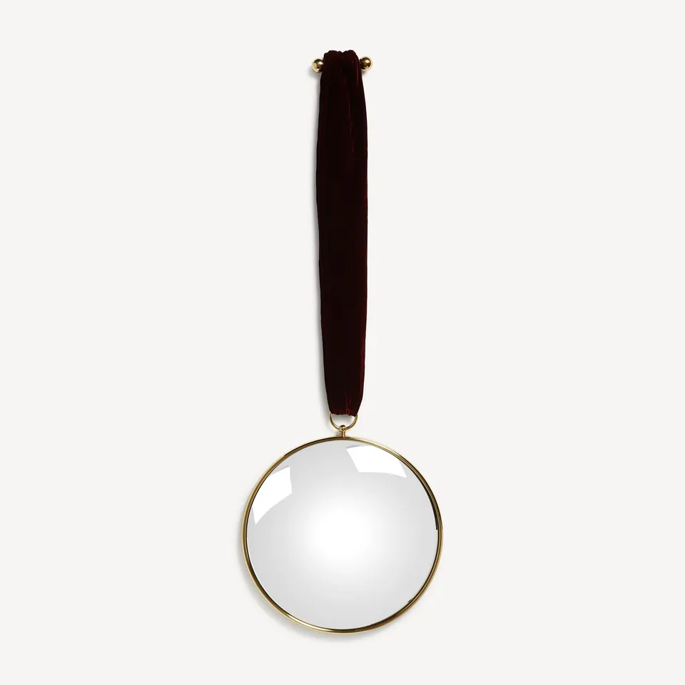 fornasetti-magic-konvexspiegel-messing-mit-samtband-2 image 1