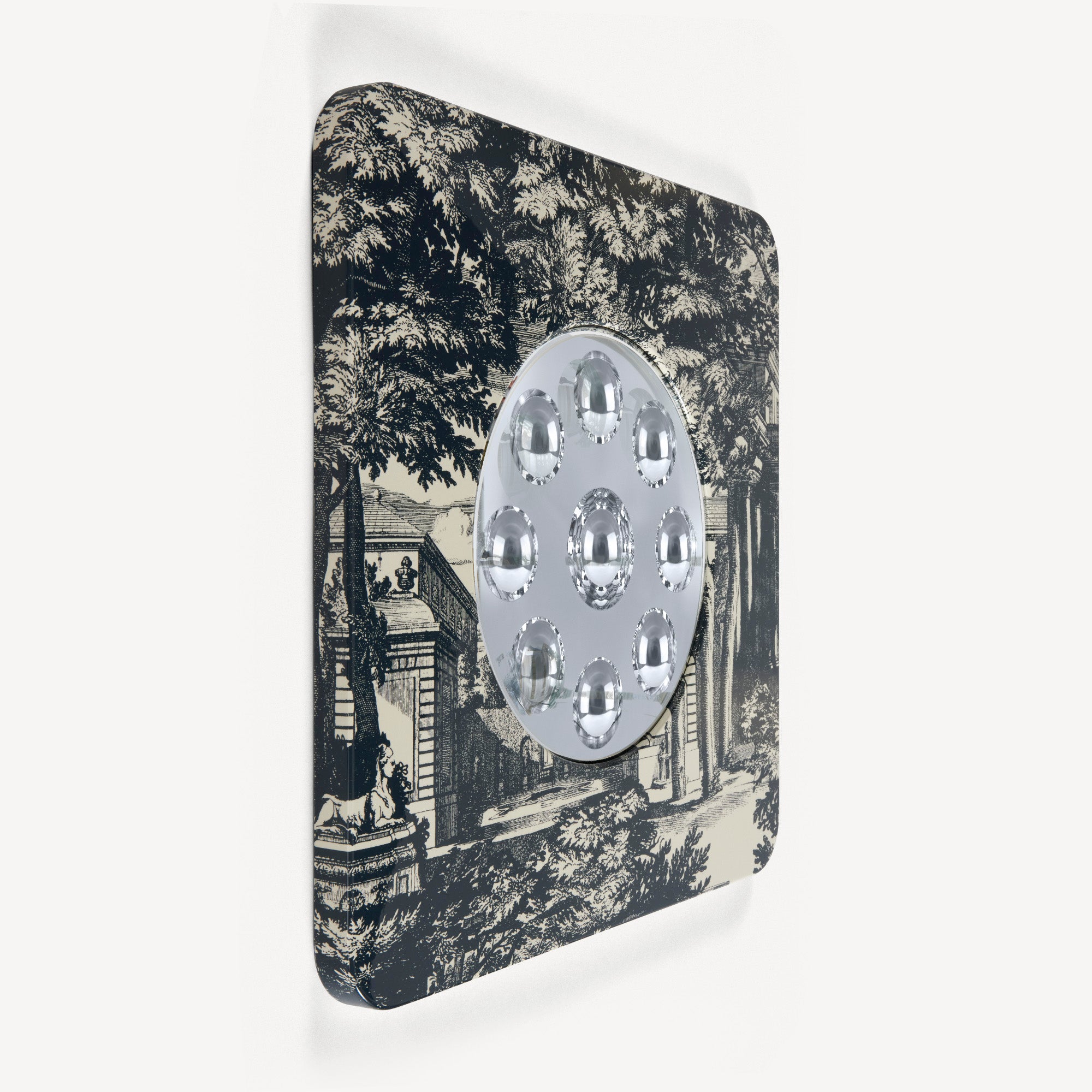 fornasetti-giardino-settecentesco-spiegel-bubbles-rahmen image 2