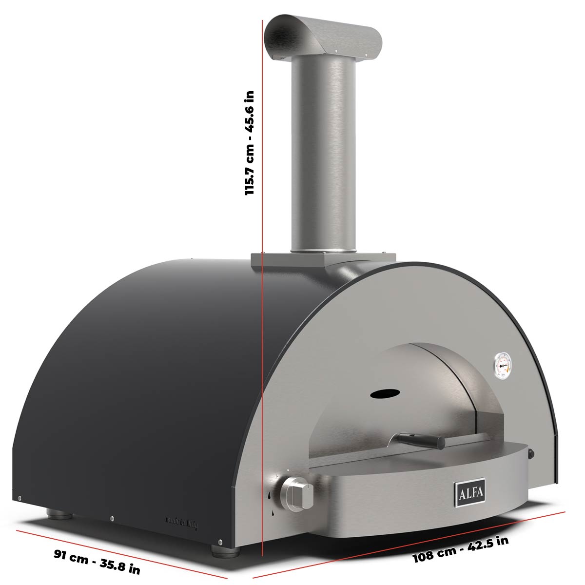 alfa-forni-classico-4-pizze-pizzaofen-holz-4-pizzen image 2
