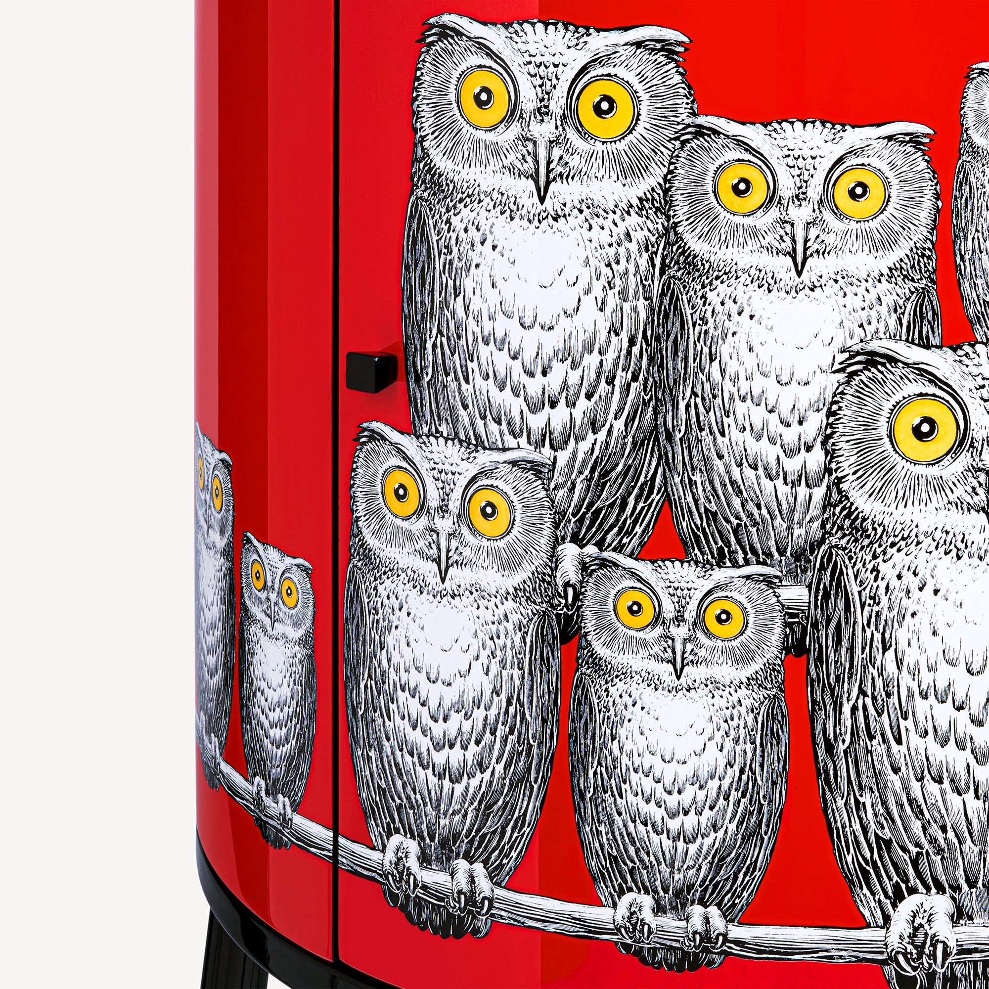 fornasetti-civette-konsole-eulen-dunkelrot-nummeriert image 6