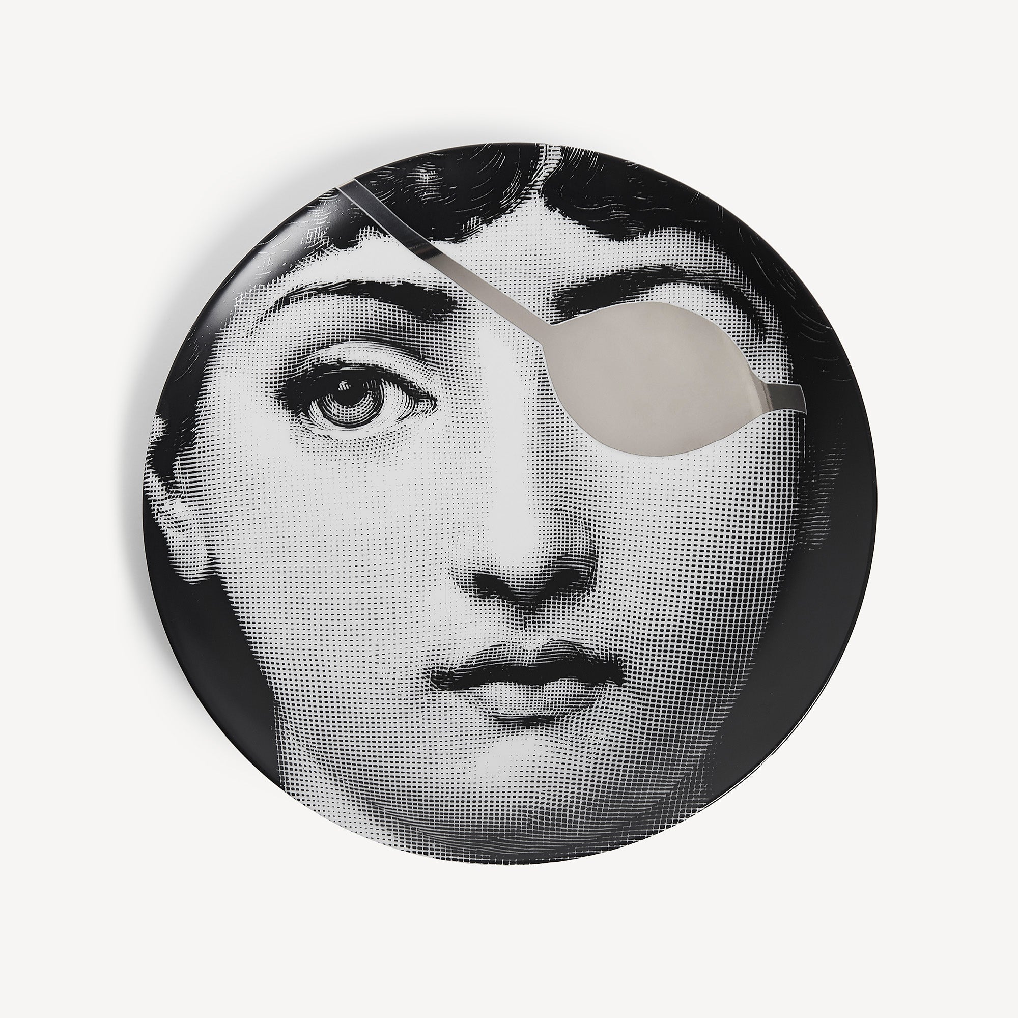atelier-fornasetti-tema-e-variazioni-wandteller-n-8-platin image 1