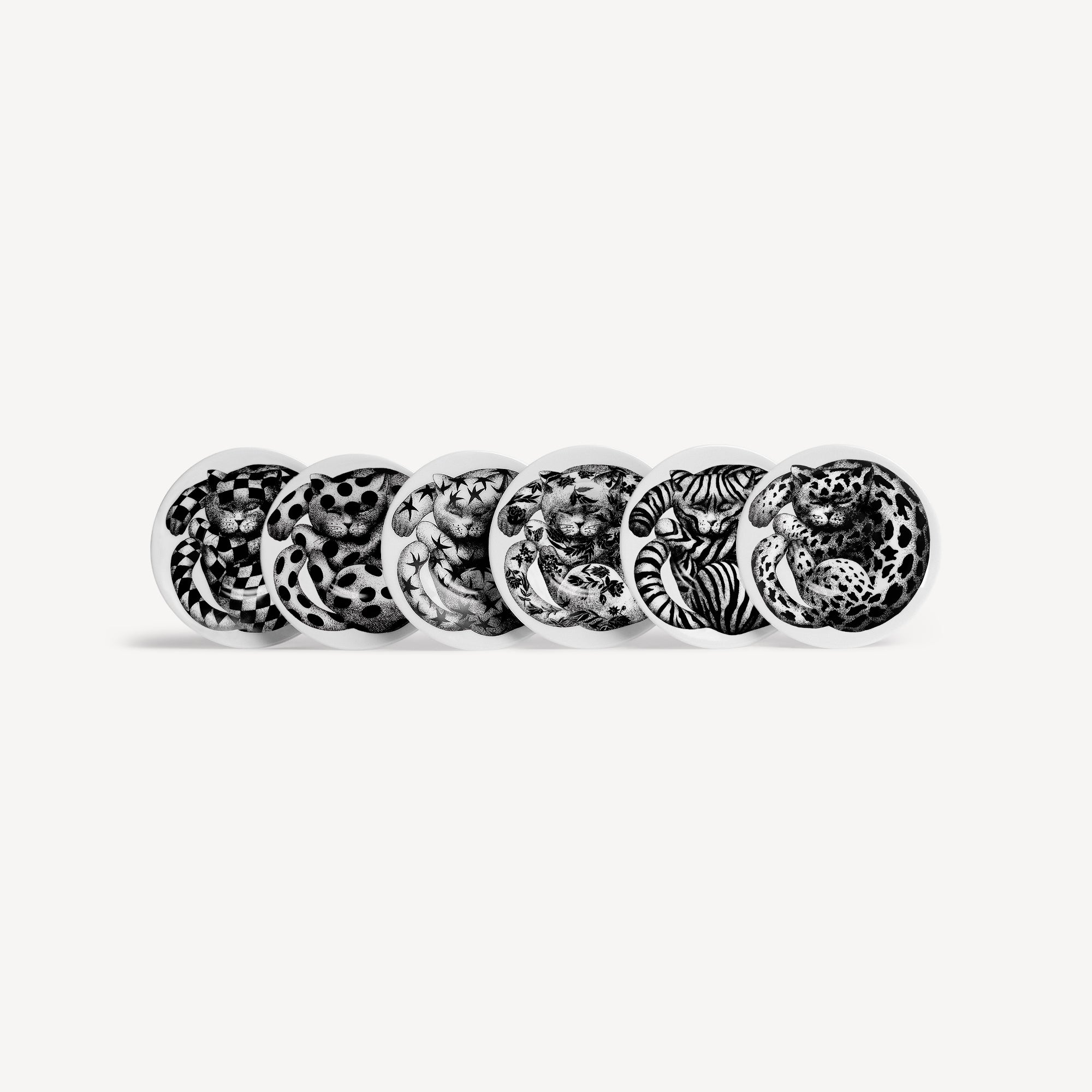 fornasetti-high-fidelity-kaffetassen-6er-set-katze-schwarz-wei image 3
