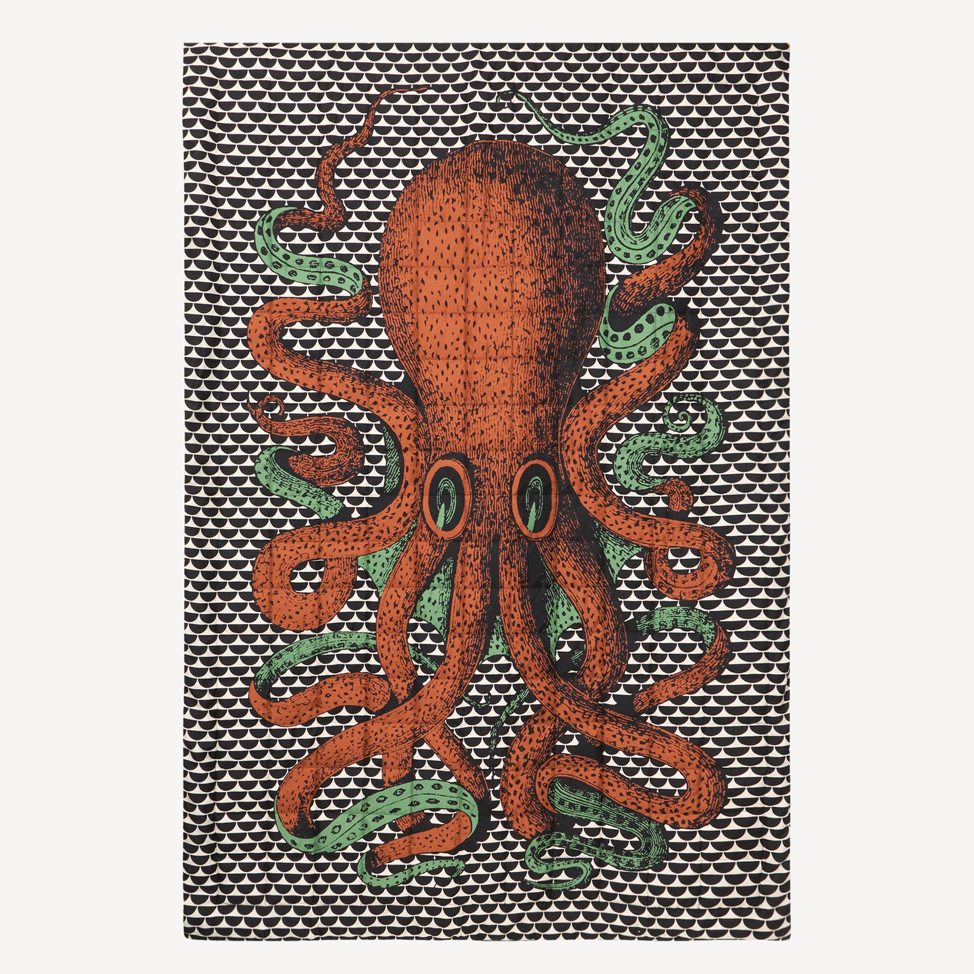 fornasetti-polipo-plaid-seide-decke-zweifarbig image 1