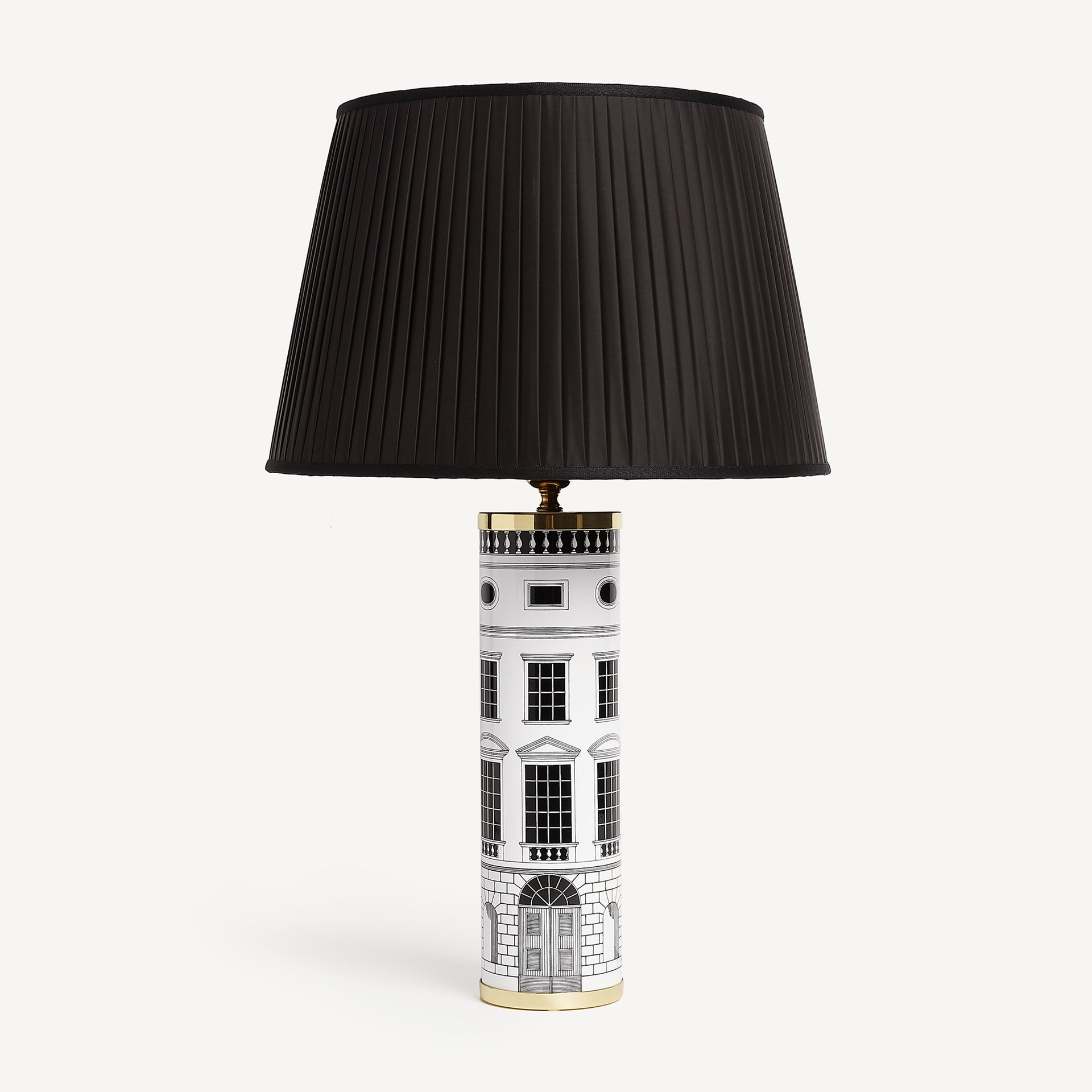 fornasetti-lampenschirm-konisch-plissiert-stoff-2 image 1