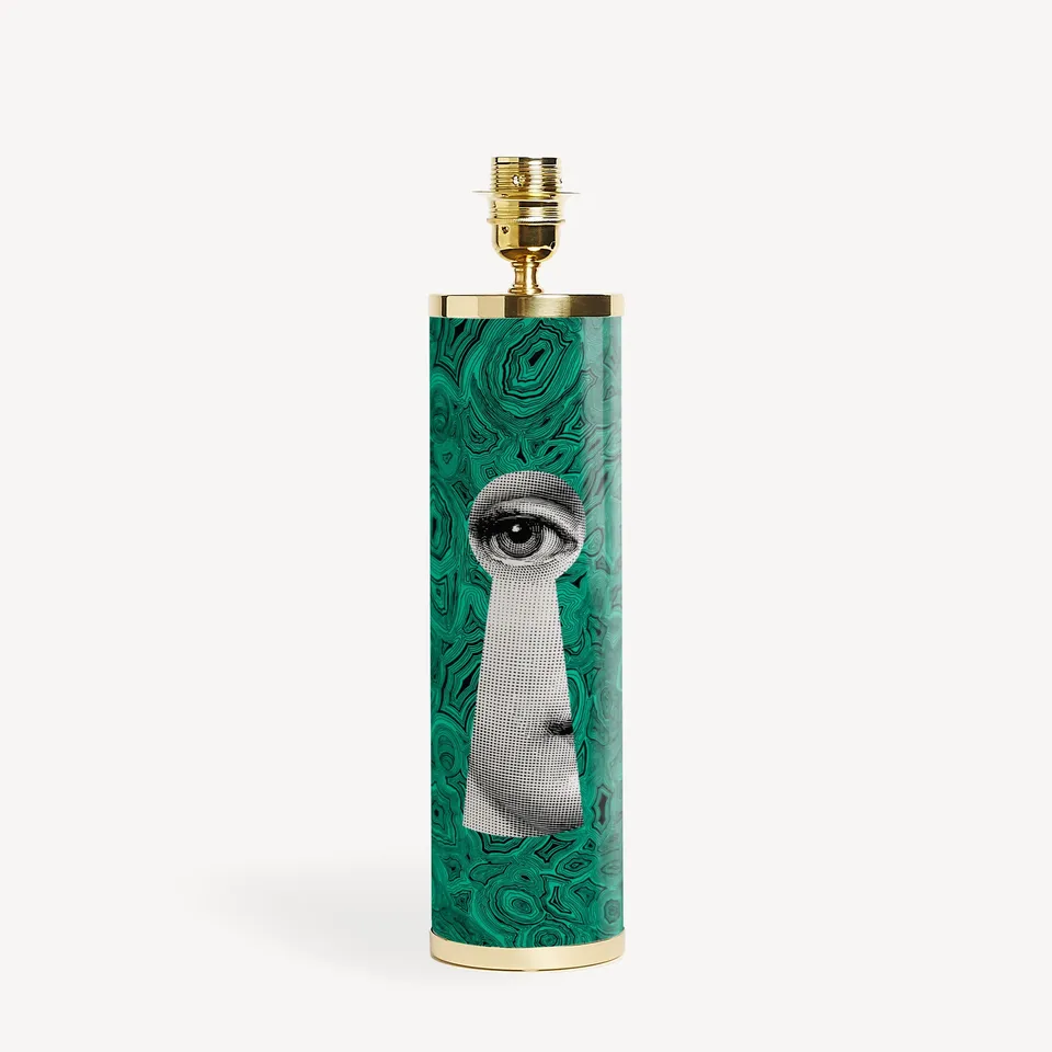 fornasetti-serratura-su-malachite-tischlampe-malachit-gr-n image 1