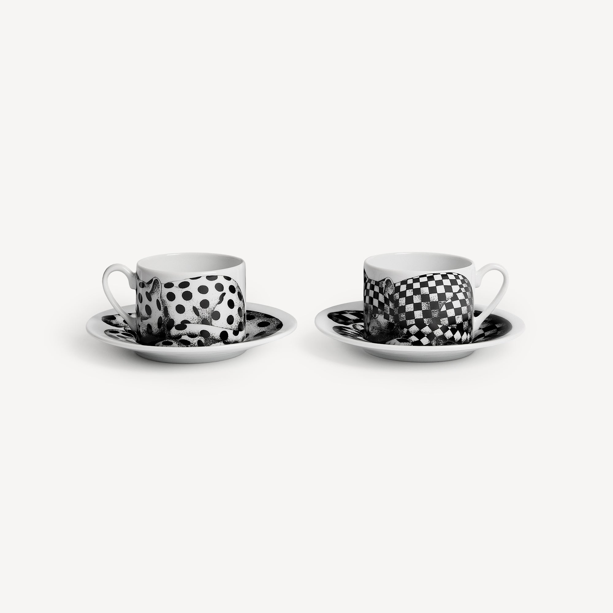 atelier-fornasetti-high-fidelity-teetassen-2er-set-katze-porzellan image 2