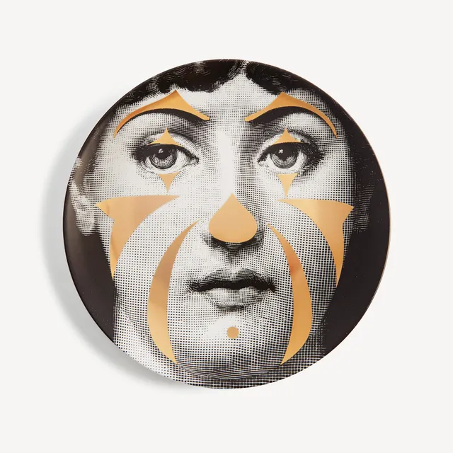 fornasetti-tema-e-variazioni-wandteller-n-122-porzellan-gold image 1