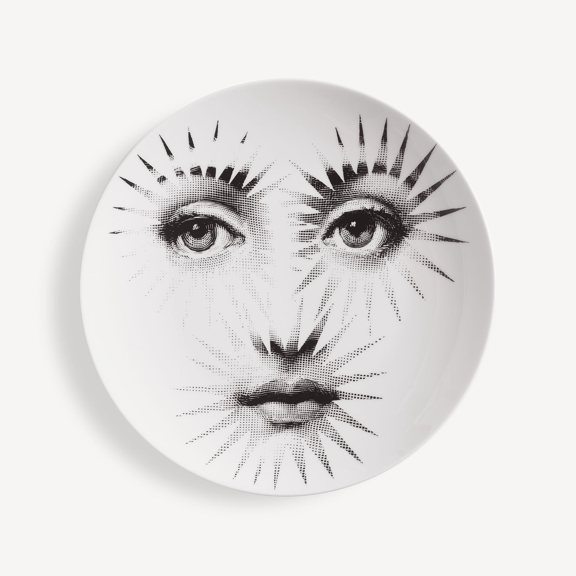 fornasetti-tema-e-variazioni-n-132-wandteller-porzellan-handbemalt image 1