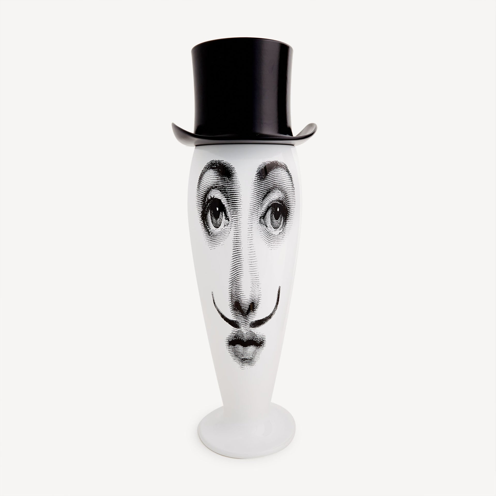 fornasetti-smilzo-moustache-vase-keramik-handdekoriert image 1