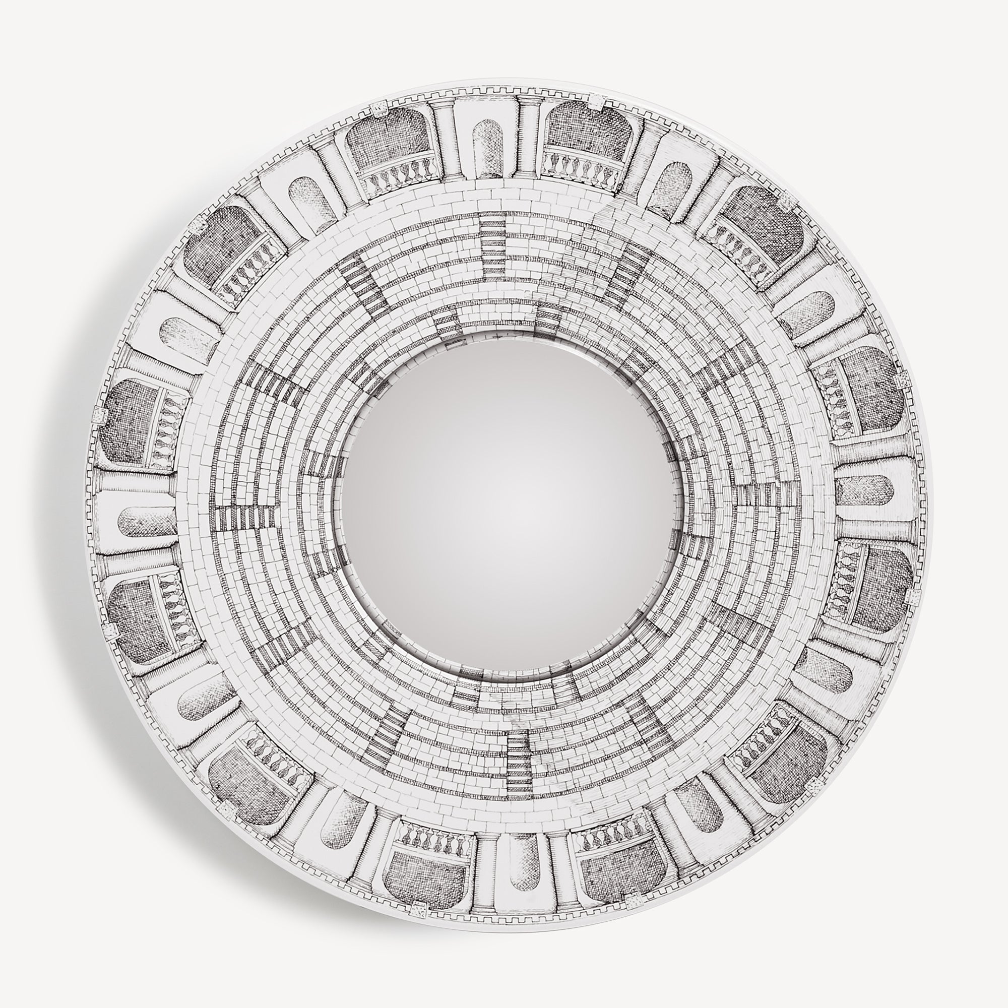 fornasetti-architettura-spiegel-konvex-holzrahmen-2 image 1
