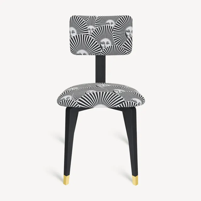 atelier-fornasetti-soli-a-ventaglio-stuhl-polsterstuhl-schwarz image 1