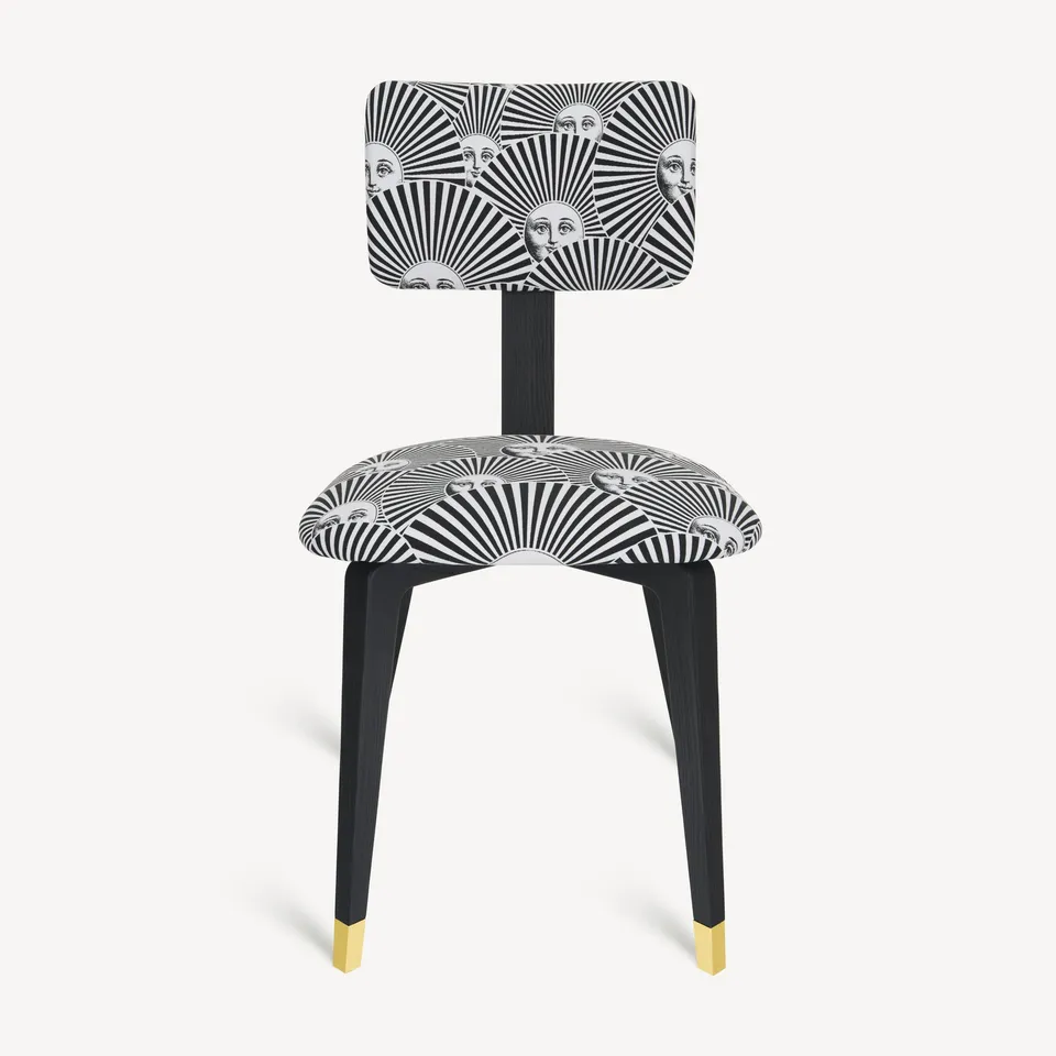 atelier-fornasetti-soli-a-ventaglio-stuhl-polsterstuhl-schwarz image 1