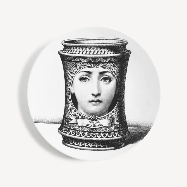 fornasetti-tema-e-variazioni-wandteller-n-231-porzellan-gesicht image 1
