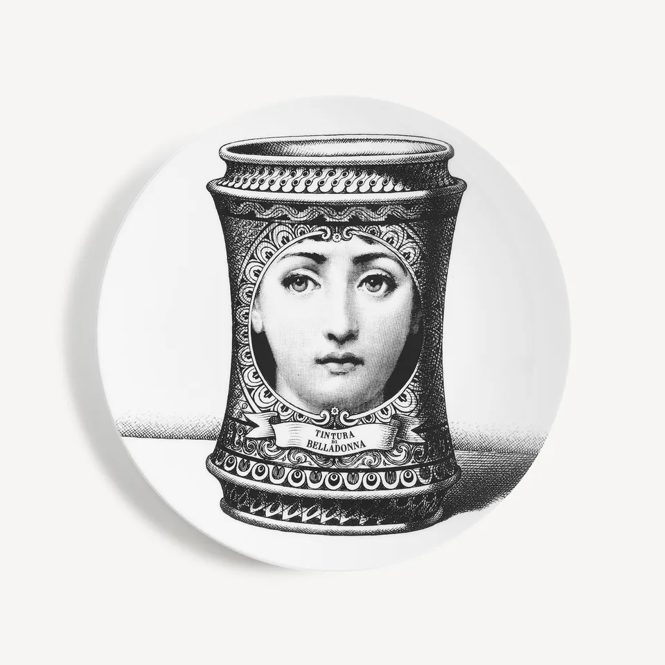 fornasetti-tema-e-variazioni-wandteller-n-231-porzellan-gesicht image 1