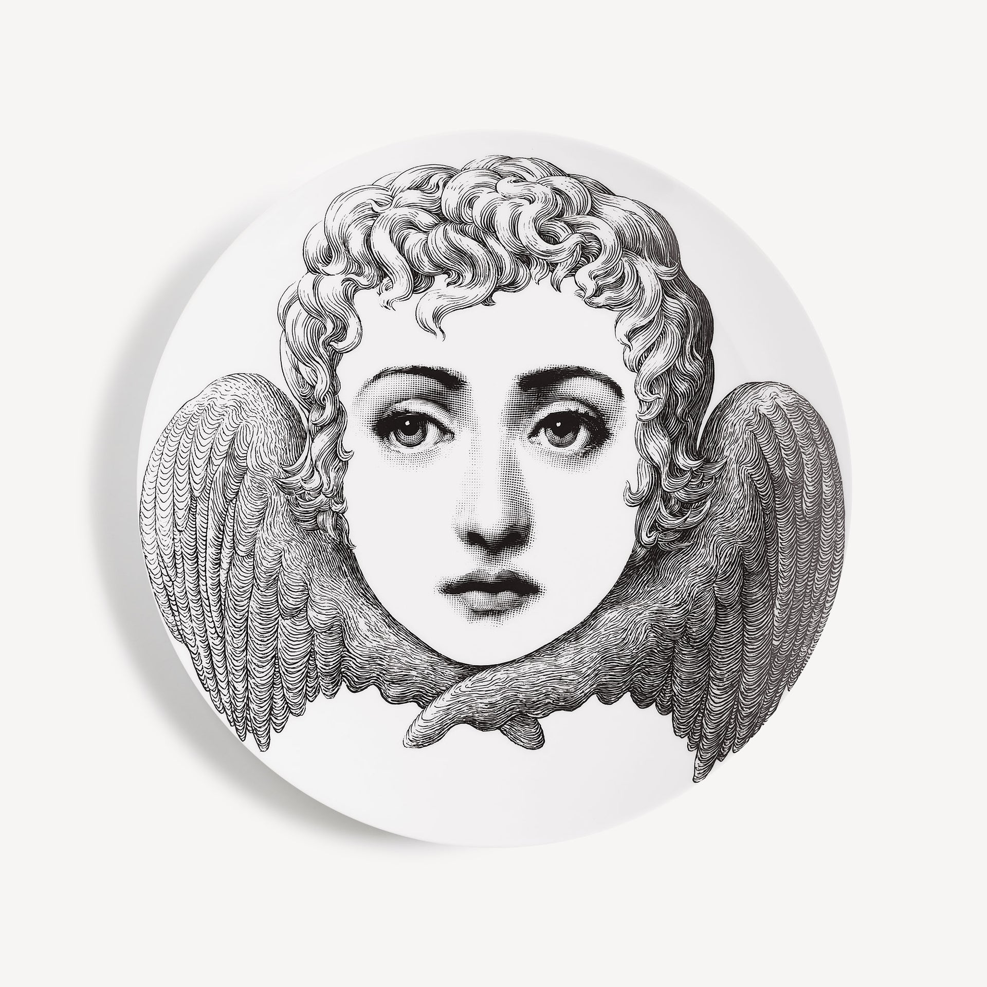 fornasetti-tema-e-variazioni-n-267-wandteller-porzellan-gesicht image 1