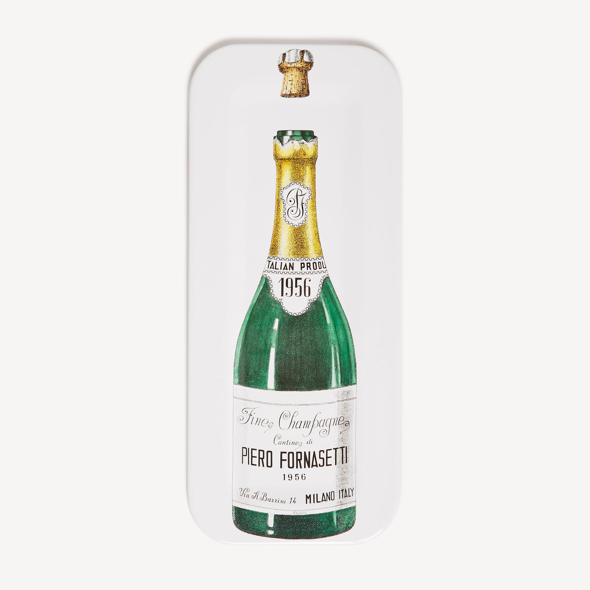atelier-fornasetti-champagne-tablett-mit-st-nder-couchtisch image 1