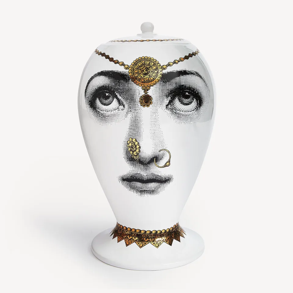 fornasetti-bollywood-vase-keramik-gold-lina image 1