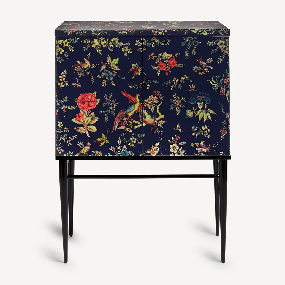 fornasetti-coromandel-aufsatzschrank-holz-bunt-handbemalt-verstellbar image 1