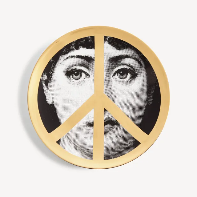 fornasetti-tema-e-variazioni-wandteller-n-347-porzellan-gold image 1