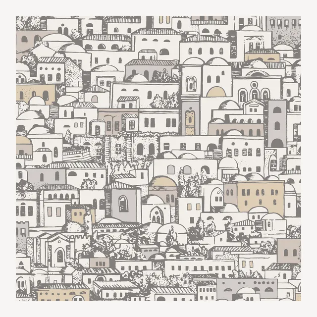 fornasetti-mediterranea-tapete-52cm-x-10m-metallic image 1