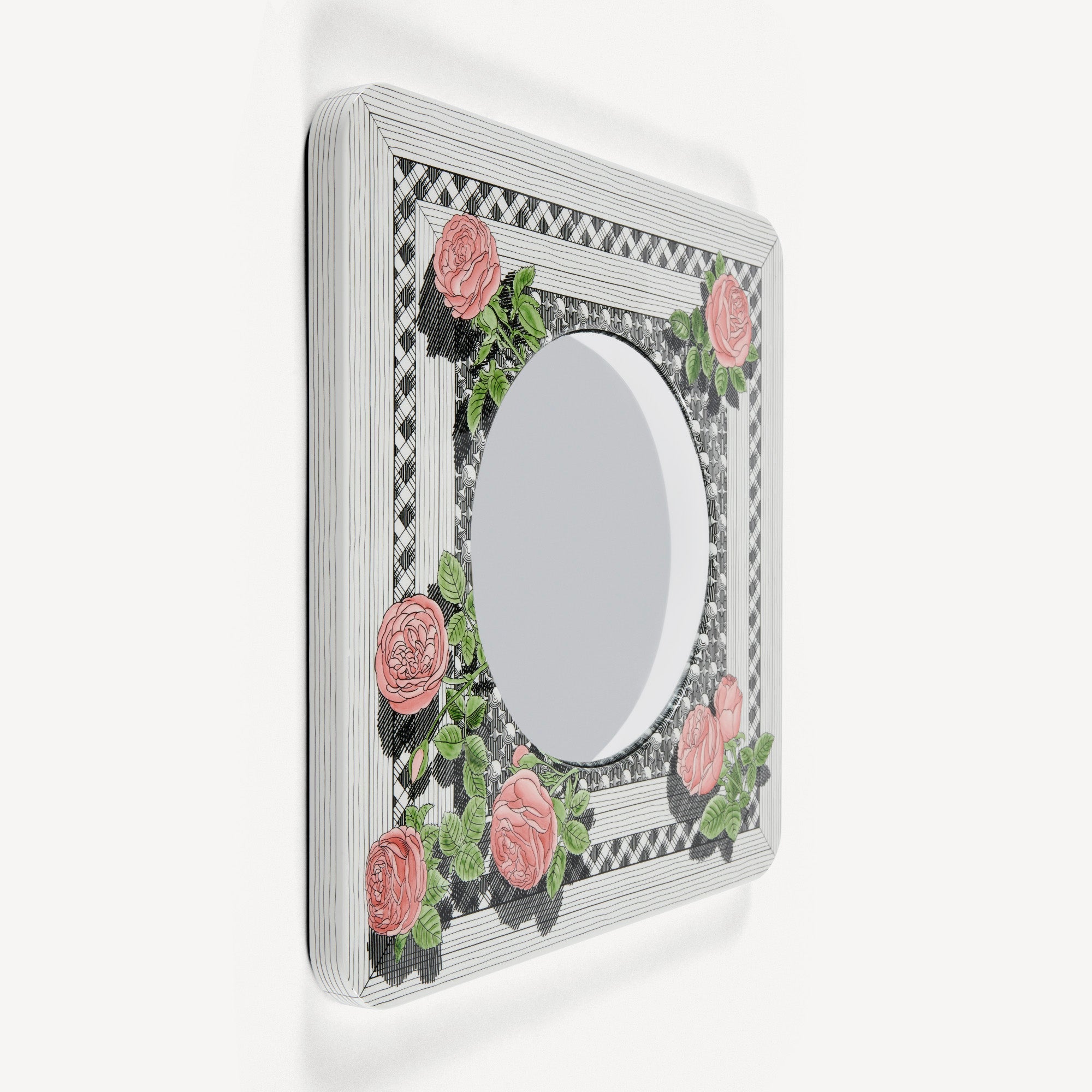 fornasetti-musciarabia-spiegel-konvex-rosen-rahmen image 2