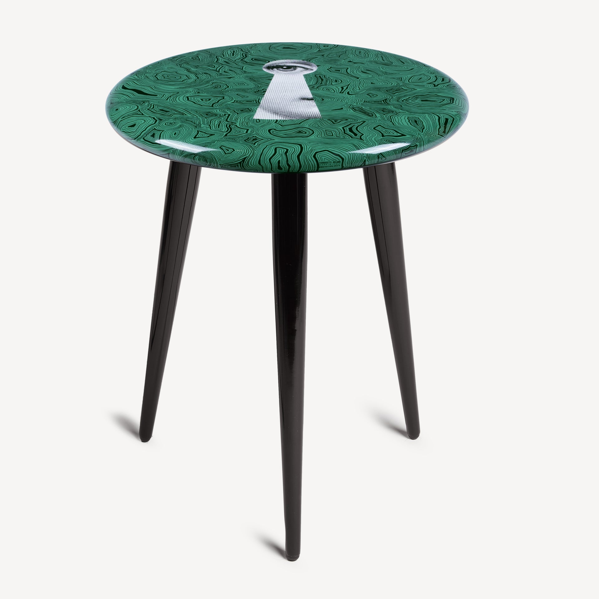 fornasetti-serratura-su-malachite-hocker-malachit-gr-n image 1