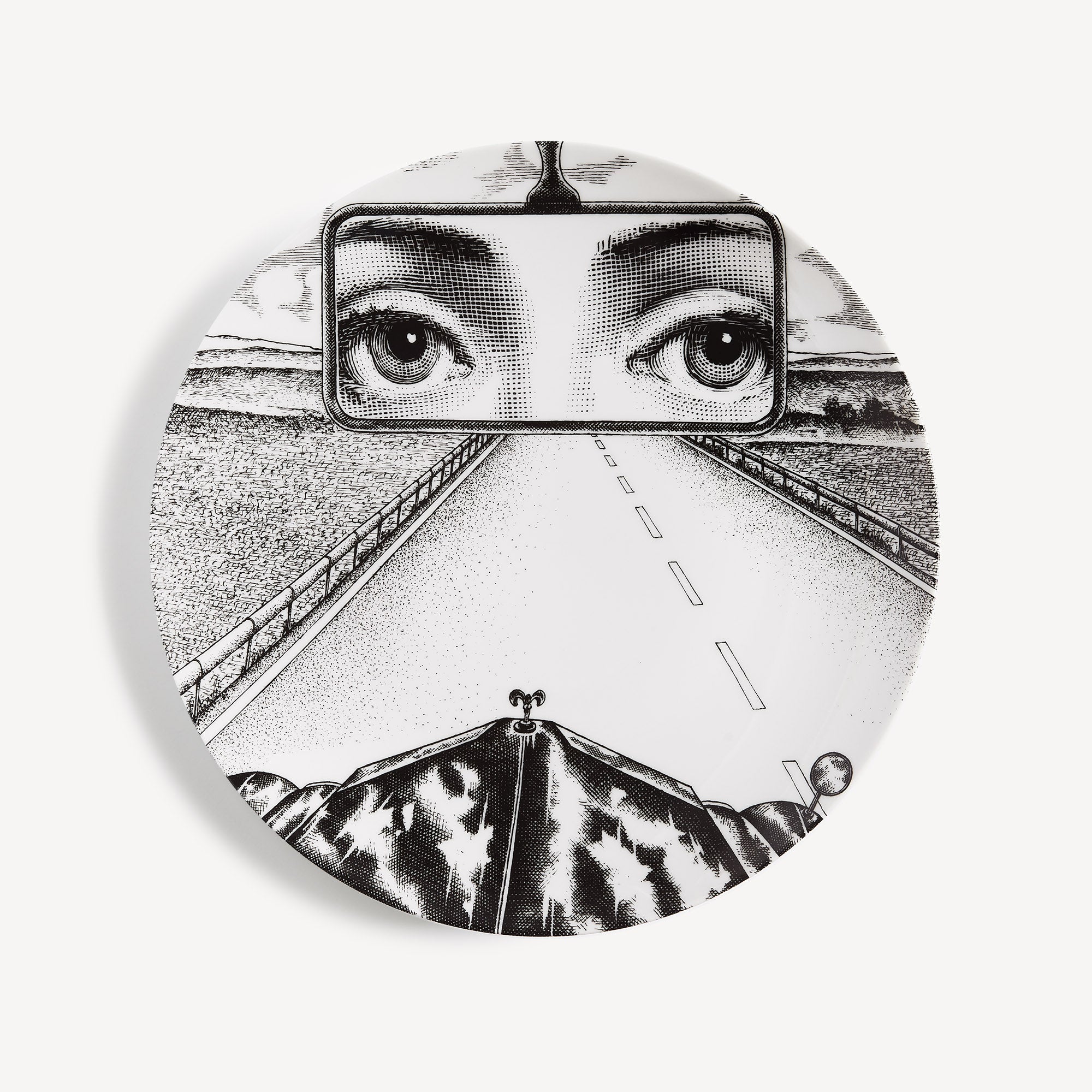 atelier-fornasetti-tema-e-variazioni-wandteller-n-321-porzellan image 1
