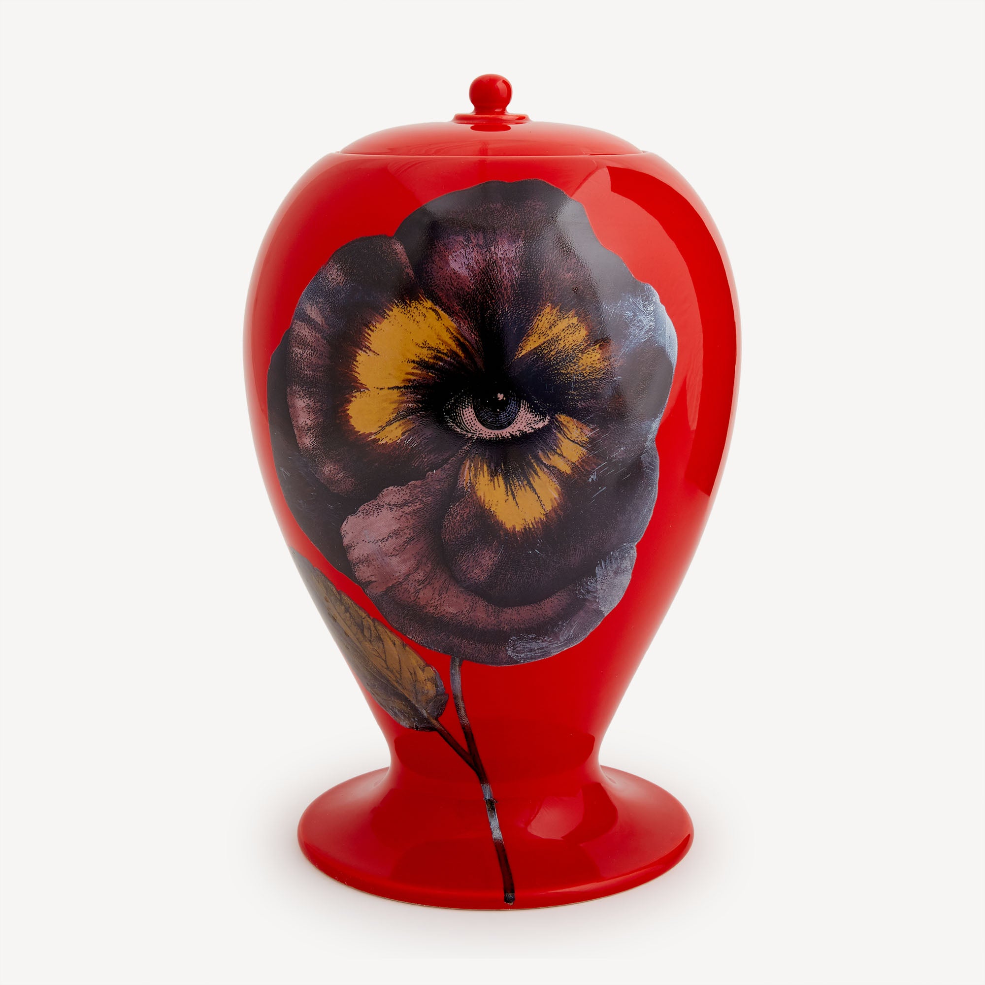 fornasetti-pensee-vase-blumenvase-keramik-bunt-tema image 1