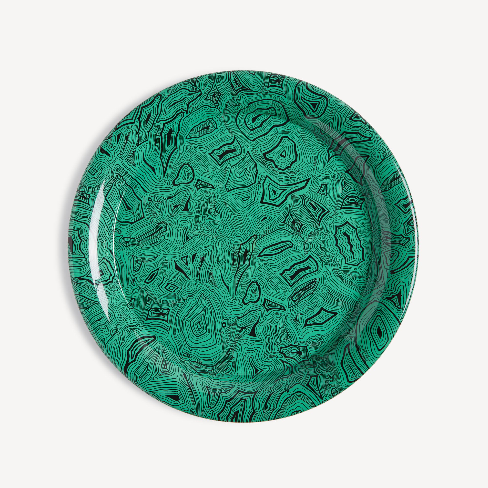 fornasetti-malachite-tablett-rund-gr-n-marmor-optik image 1