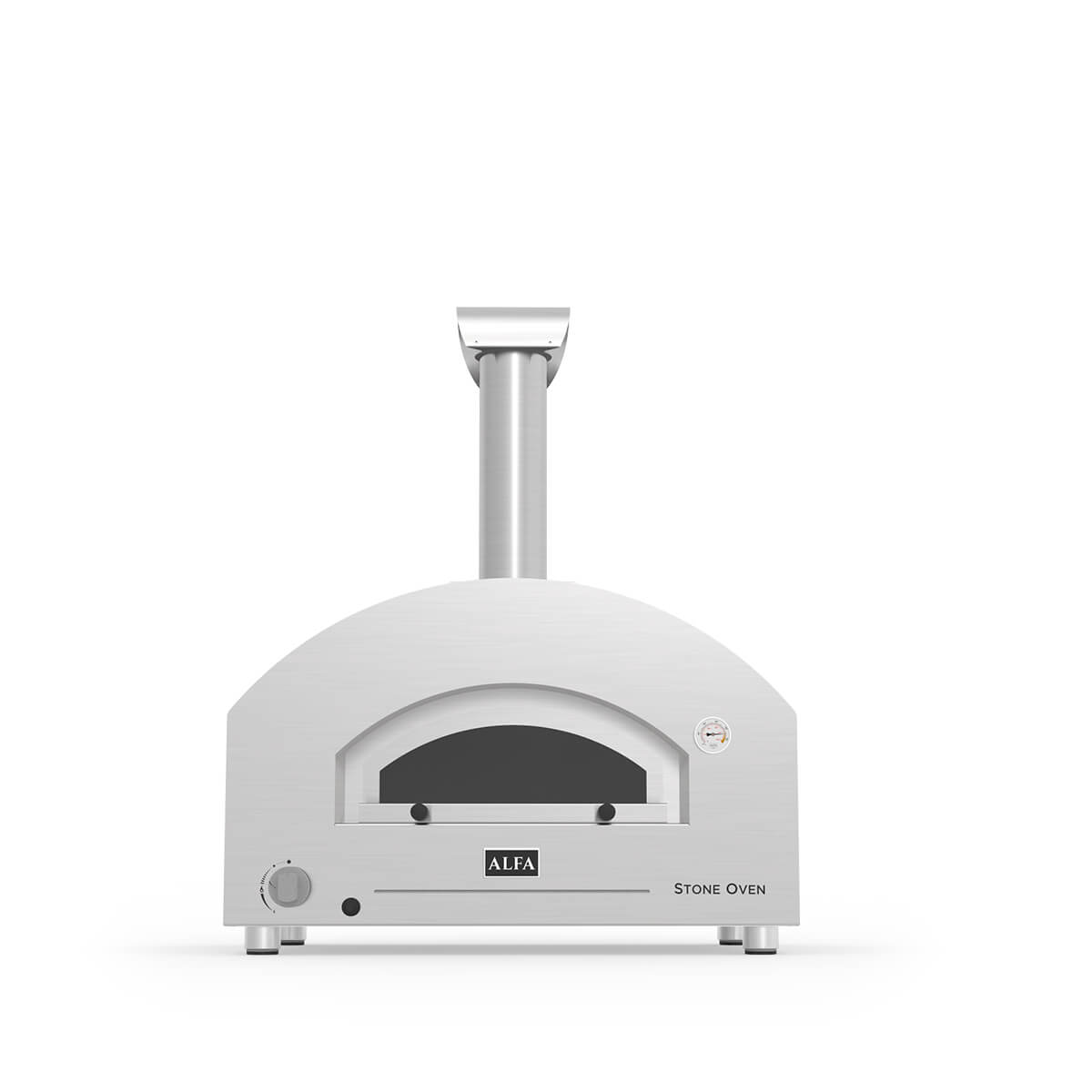 alfa-forni-stone-oven-2-pizze-gas-pizzaofen-edelstahl image 2