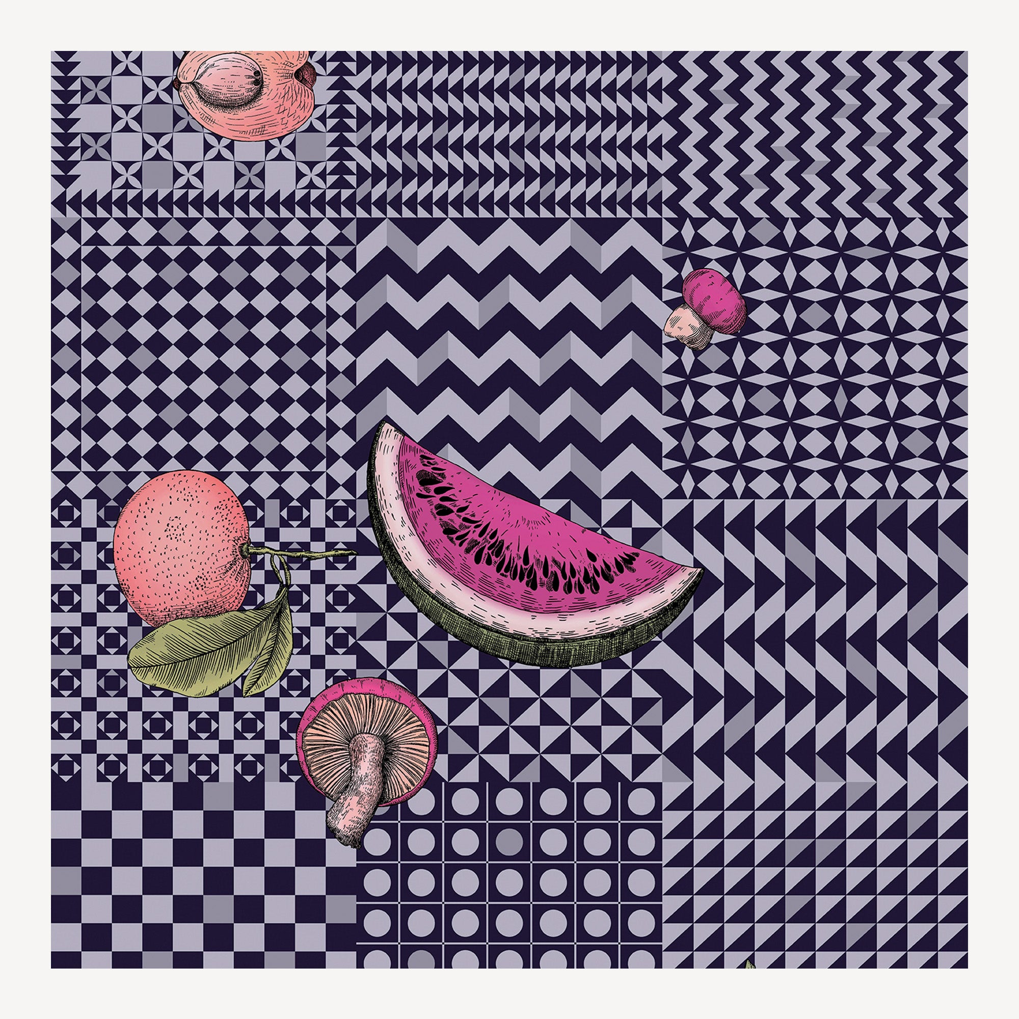 fornasetti-frutta-e-geometrico-tapete-fr-chte-52cm-x-10m image 1