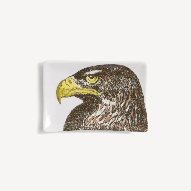 fornasetti-aschenbecher-aquila-porzellan-rechteckig-adler image 1