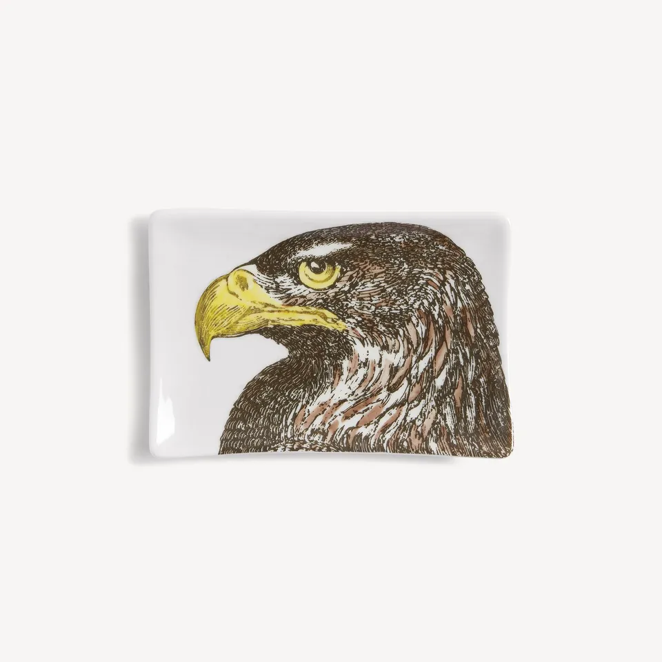 fornasetti-aschenbecher-aquila-porzellan-rechteckig-adler image 1