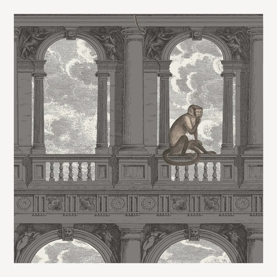 fornasetti-procuratie-con-vista-tapete-affen-venedig-68-5cm image 1