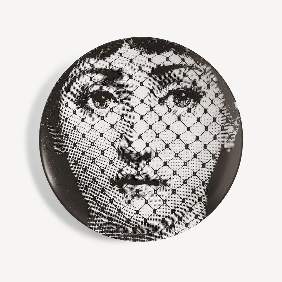 atelier-fornasetti-tema-e-variazioni-nr-78-wandteller-porzellan-26cm image 1