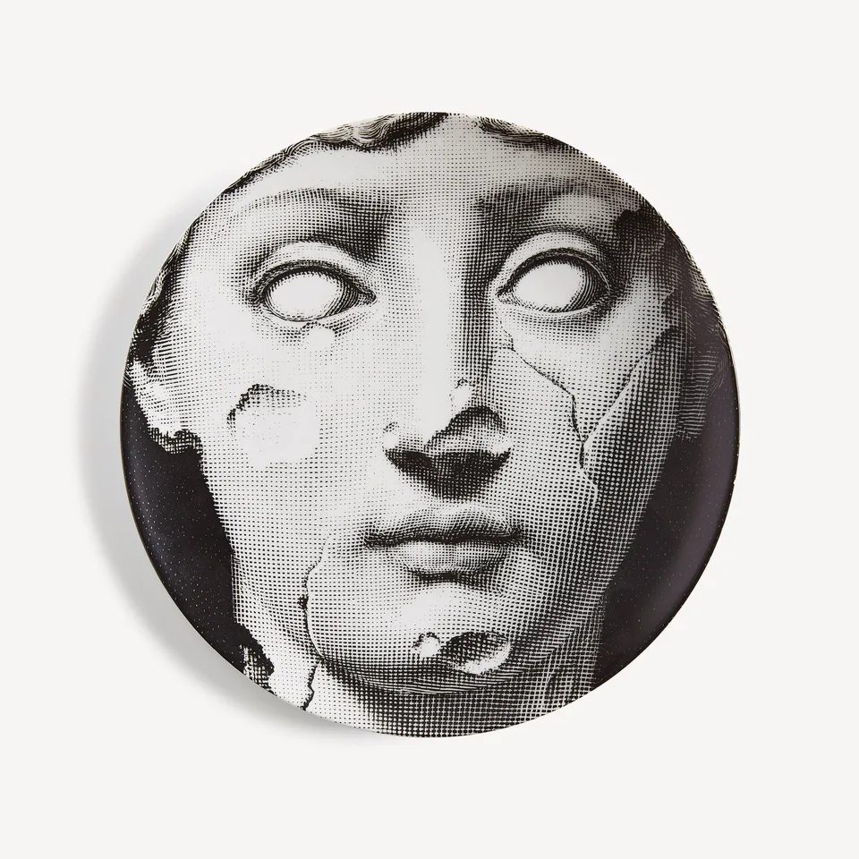 fornasetti-tema-e-variazioni-n-125-wandteller-porzellan-handbemalt image 1