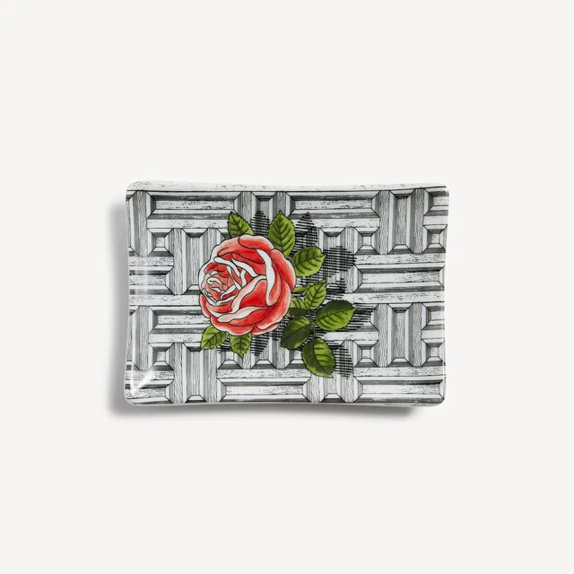 fornasetti-musciarabia-con-rose-aschenbecher-rechteckig-handbemalt image 1