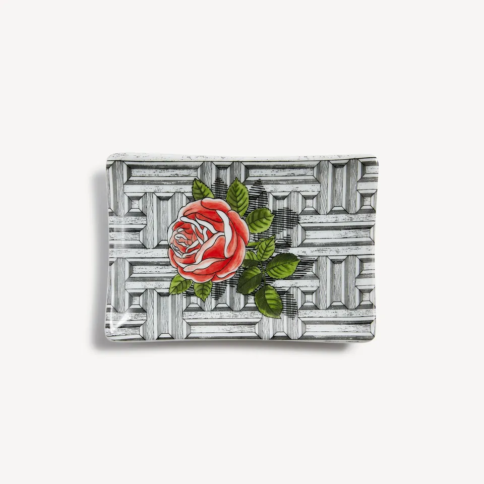 fornasetti-musciarabia-con-rose-aschenbecher-rechteckig-handbemalt image 1